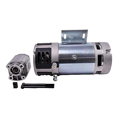 Image of HOLDWELL 24V 147664 Motor + 147662 Hydraulic Pump Assembly 147099 Compatible with Skyjack Electric Scissor Lift Models SJIII3220 SJIII3226 SJIII4620 SJIII4626 SJIII4632