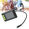 Topyond Ebike LCD Display, 24v 36v 48v 60v E Bike Display Meter Control Panel, ABS Material 5 Pin Electric Bike Parts, 22.5mm Diameter LCD Display Meter #1