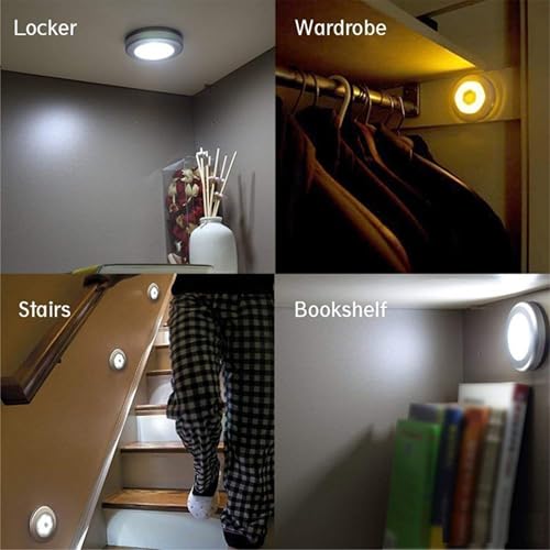 Image of OLIPS 3W LED Cabinet & Cupboard Striker Light | Magnetic Cover Surface Mount Light | Elegant Slim Metal Body | Bright Energy Efficient LED for Kitchen & Wardrobe (1, Warm White)