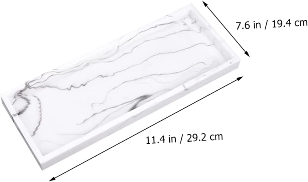 Bathroom Sink Soap Dispenser Set Marble Design Soap Dispenser Holder Tray Home Hotel Stylish Decor Essential Accessory