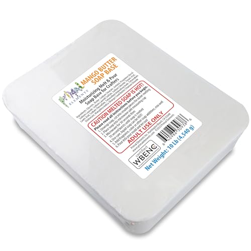 Mango butter soap base for melt and pour crafting