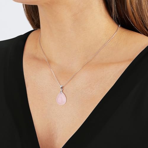 GAVU Women’s Teardrop Necklace, Crystal Pendant Necklace for Women4