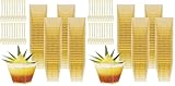 Idéal pour la consommation personnelle: notre tasse a une capacité de 2 oz, un fond de 4,2 cm, un couvercle de 4,5 cm et une hauteur de 4,5 cm. La mini tasse à dessert vous permet de préparer des desserts de différentes saveurs.