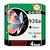 Cartuchos de tinta 936 936e 936xl 936 XL 936 XL de alto rendimiento para cartuchos de tinta 936 936e 936 XL 936xl funcionan para impresoras OfficeJet Pro 9125e 9135e 9110b 9128e 9130b 9122e 9730e