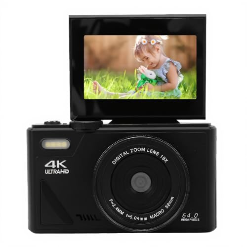 4K Digital Camera for Photography, 64MP UHD Autofocus...