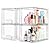 Vtopmart 4 Pack Large Stackable Storage Drawers,Easily Assemble Acrylic Bathroom Closet Undersink Organizers and Storage,Plastic Bins for Kitchen Cabinets,Pantry,Makeup,Medicine Organization