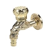 Utilisation universelle : ce robinet peut être utilisé pour le raccordement de machines à laver, l’installation de robinets muraux pour lavabos ou pour l’arrosage du jardin, répondant ainsi à vos besoins en matière d’extérieur et de buanderie