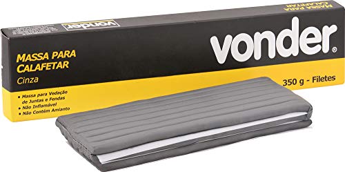 Massa Para Calafetar Cinza, Em Filetes, 350 G, Vonder.