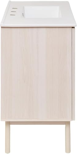 Vista 353 de Swiss Madison Classe - Lavabo de baño de roble de 24 pulgadas incluido