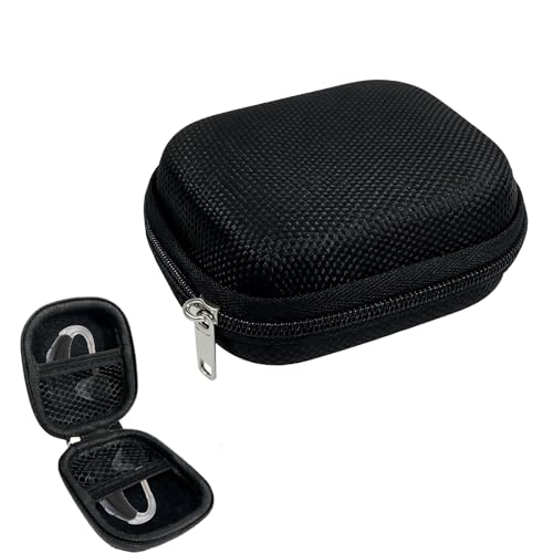 ZGGAZCA Hearing Aid Case Storage and Travel Hard Carrying Pocket for Ear Gear Small Waterproof Pouch with Mesh Universal Hearing Aid Covers and Accessories Battery Holder Cases for Women and Men
