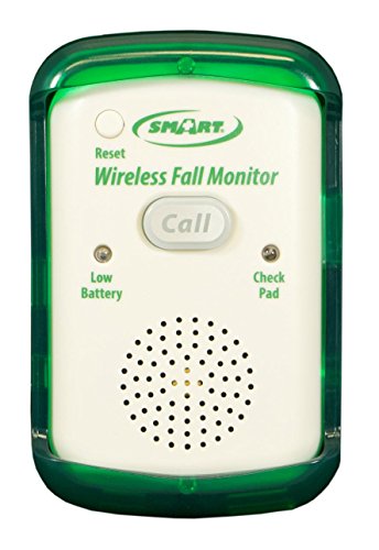 Bed Alarm System with Wireless Pager - No Alarm in Patient's Room, Can Send Alert up to 150' Away - Plus a Pack of Kerr Medical Sensor Pad Cleansing Wipes
