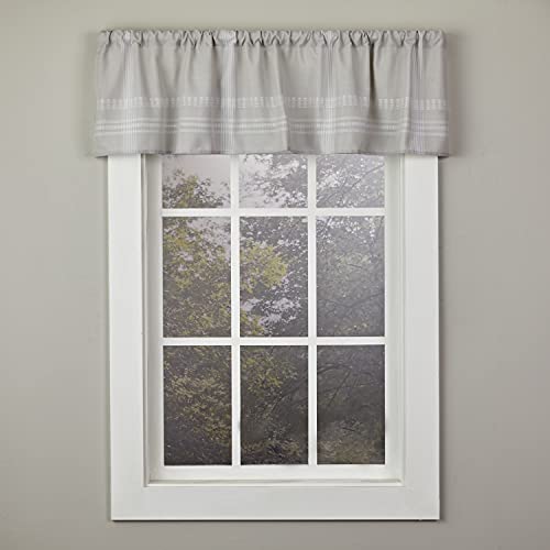 Skl Home By Saturday Knight Ltd. Adelyn Valance, 56X13, Gray #TOP27