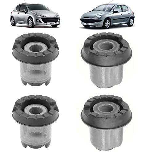 Kit Bucha Eixo Traseiro Quadro Peugeot 206 1998 1999 2000 2001 2002 2003 2004 2005 2006 2007 2008 20