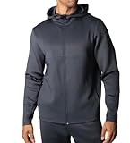 Spyder Active Men's Long Sleeve Stretch Full Zip Hoodie Jacket (US, Alpha, X-Large, Regular, Regular, Black)