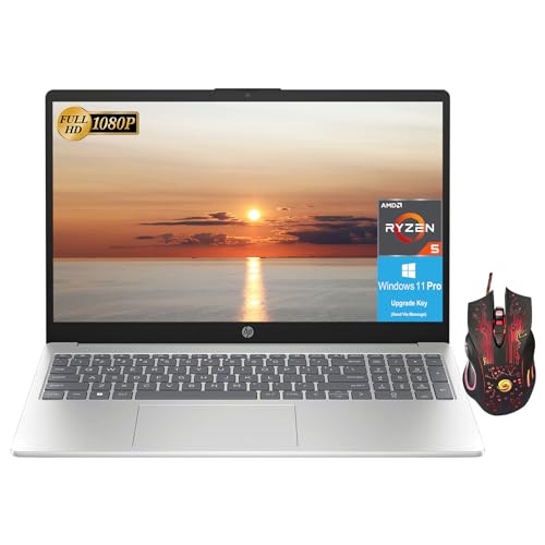 HP (�G�C�`�s�[) 2024�N�ŐV�r�W�l�X�m�[�g�p�\�R�� 15.6�C���` FHD�f�B�X�v���C AMD Ryzen 5-7520U(4�R�A) 16GB DDR5 1TB SSD AMD Radeon Graphics HD Web�J���� Wi-Fi 6 ��