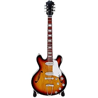 Miniature Guitare électrique JOHN LENNON MGT-0109 cadeau Muscal RockMusic - Les Beatles, Paul McCartney, John Lennon, RIngo Starr, George Harrison