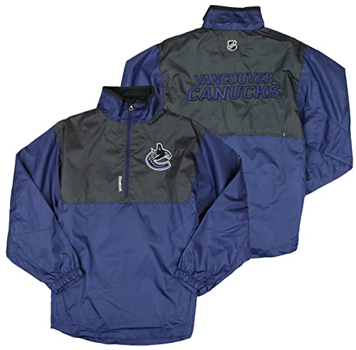 Vancouver Canucks NHL Big Boys Craftman Hot Jacket - Navy Blue