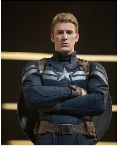 Chris Evans 8 x 10 Photo serious Captain Import Steve New Orleans Mall America #6 Rogers