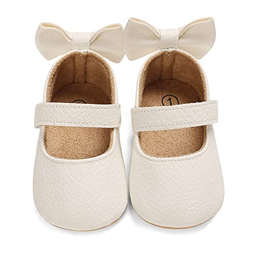 Image of MK MATT KEELY Baby Girl Shiny Mary Jane Lovely Baby Sandals Soft Sole Toddler Shoes First Walkers Crib Shoes