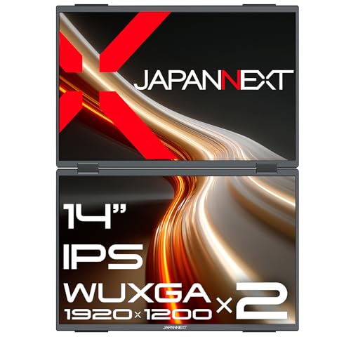 Amazon.co.jp: 【販路限定】 JAPANNEXT 14インチ IPSパネルx2搭載