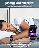 BooaBei Smart Watches for Women with Bluetooth Call,1.91" Smartwatch with Heart Blood Oxygen/Rate/Blood Pressure/Sleep Monitor,100+ Sports Mode Fitness Tracker,IP67 Waterproof for Watch - Image 2