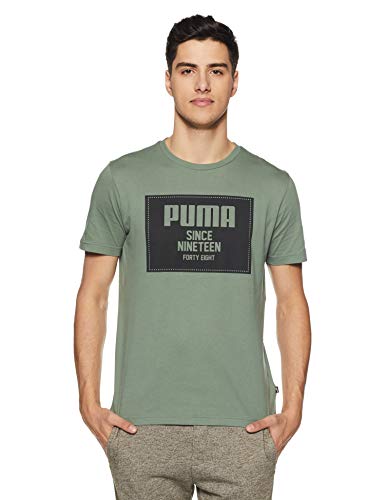 Preisvergleich Produktbild PUMA Herren Rebel Block Basic Tee T-Shirt, Laurel Wreath, L
