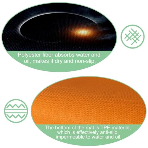 Tapis de cuisine ciel noir design haut de gamme absorbant - 6