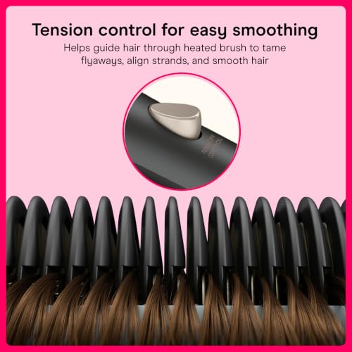 INFINITIPRO by Conair Smoothing & Straightening Brush, Styler, Heated Brush - image 6