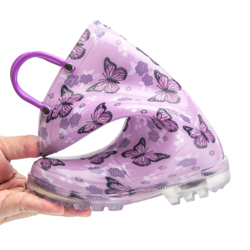 Image of HugRain Light Up Rain Boots for Little Kids