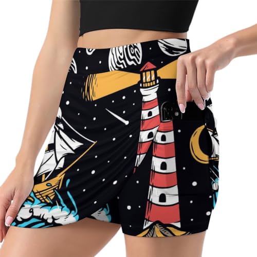 Jupe short de golf et tennis pour femme active idéale pour vos journées de running