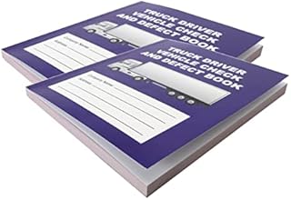(Pack of 2) Daily Check Driver Defect Book HGV Truck Van 50 Page Defect Fault Report Booklet