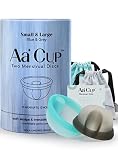 AaCup Menstrual Disc, 2 Count Reusable Period Discs, Sustainable Alternative to Cup/Tampons/Pads, Ca