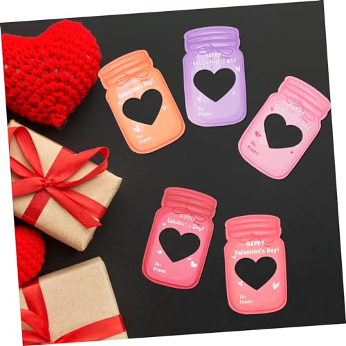 BUTIFULSIC 1 Conjunto De Cartões De Garrafa Presentes Cartões De Felicitações Cartões De Mensagem De