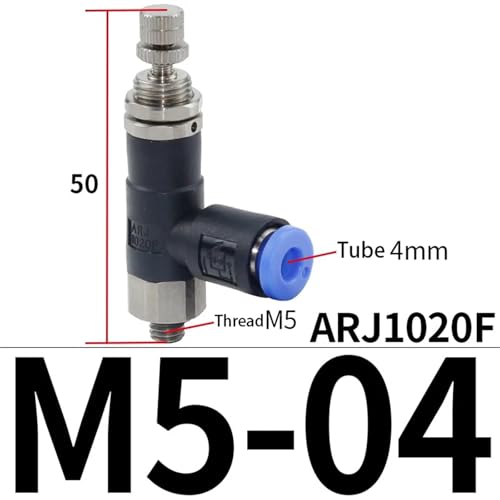 Régulateur ARJ1020F-M5-04 pour stabiliser la pression des micro-vérins - 2