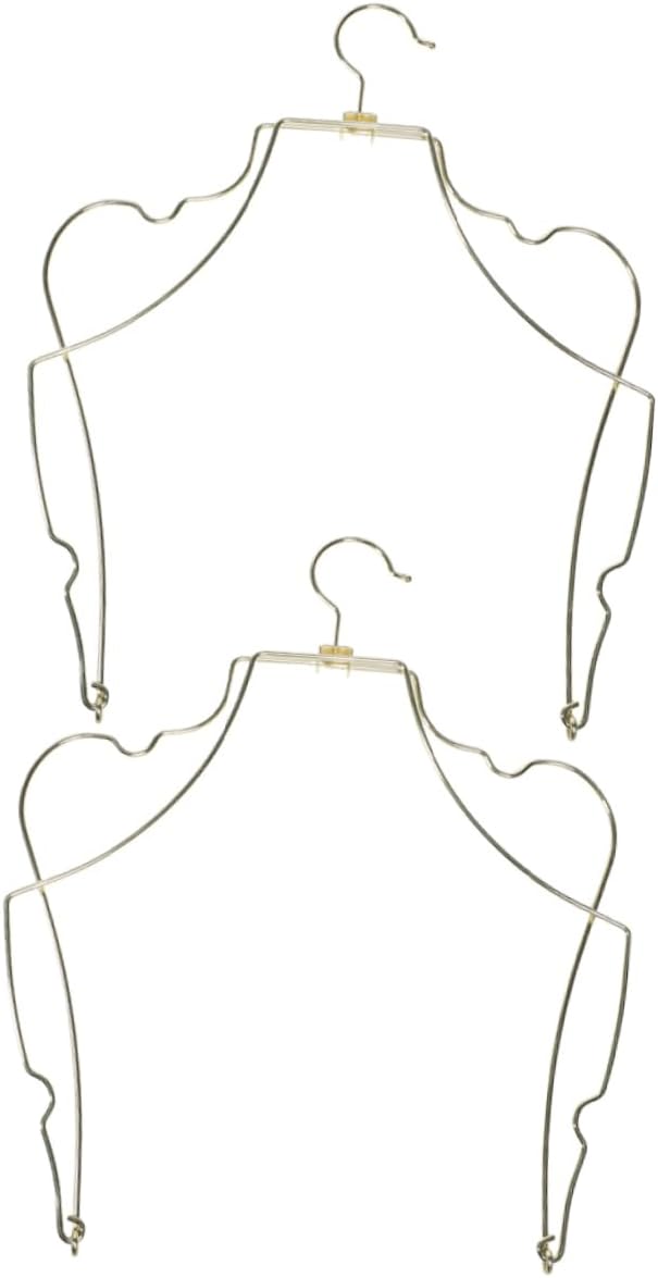 ULTECHNOVO Swimsuit Display Hangers 2 Pcs Metal Lingerie Hangers for Women Sturdy and Wrinkle