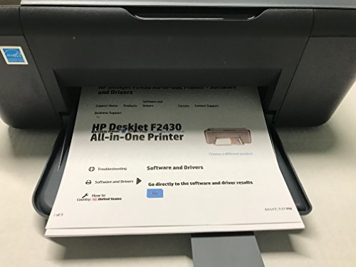 Hp Deskjet F2430 All-In-One Printer Scanner Copier W/Windows 7 Compatibility #TOP6