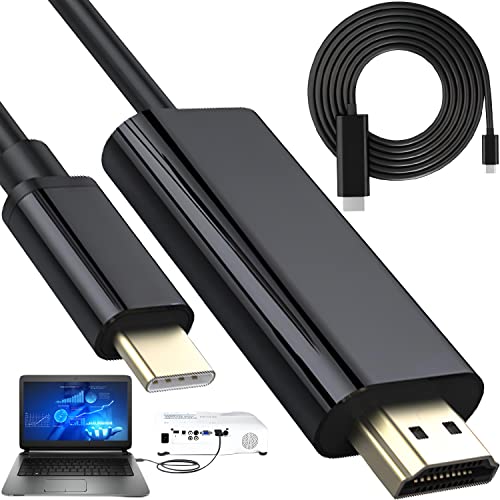 Retoo Cavo USB C HDMI, USB tipo C a HDMI 2.0, compatibile con laptop, smartphone e TV, 2 m, supporta 4 K a 30 Hz, USB-C 3.1 a HDMI, HDTV, cavo HDMI a USBC