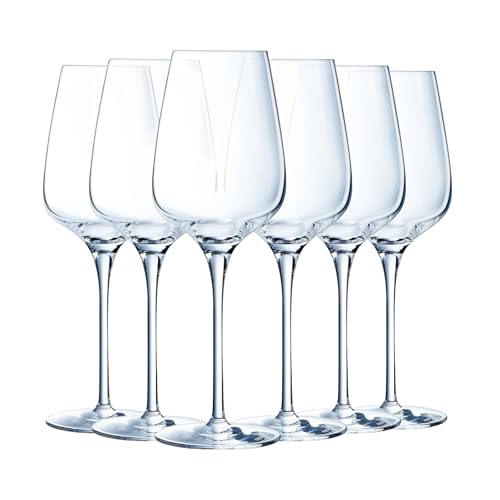 Chef & Sommelier - Collection Sublym - 6 verres à pied 35 cl - Fabriqués en France - Emballage renforcé