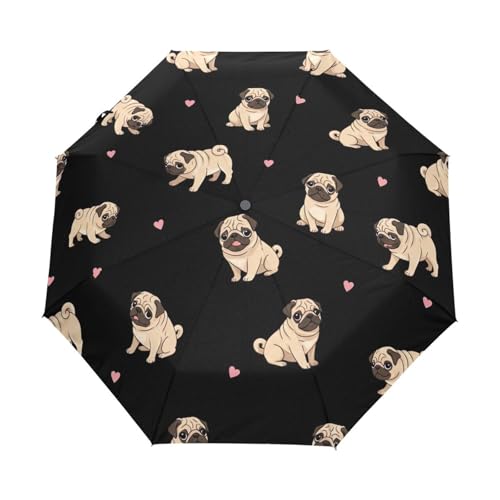 Parapluie automatique pliable GAIREG résistant taille unique pour homme femme
