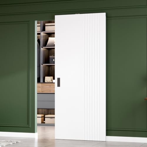 Image of Fredbeck 36 Concealed Sliding Barn Doors Hidden with Soft Close Hardware