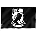 Anley Fly Breeze 3x5 Foot POW MIA Flag - Vivid Color and UV Fade Resistant - Canvas Header and Double Stitched - You are Not Forgotten Prisoner of War Flags Polyester with Brass Grommets 3 X 5 Ft