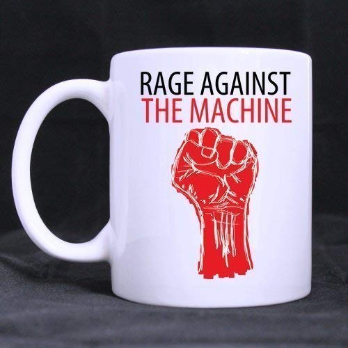 Bottle,زجاجة,بطری, Rage Against The Machine Band Decorative Funny Mug Ceramic Coffee Mug 11 Oz Tea Cup