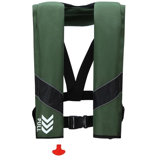 Image of Automatic Inflatable Life Jackets for Adults Life Vests PFD Low Profile Load Capacity Up to 330lbs