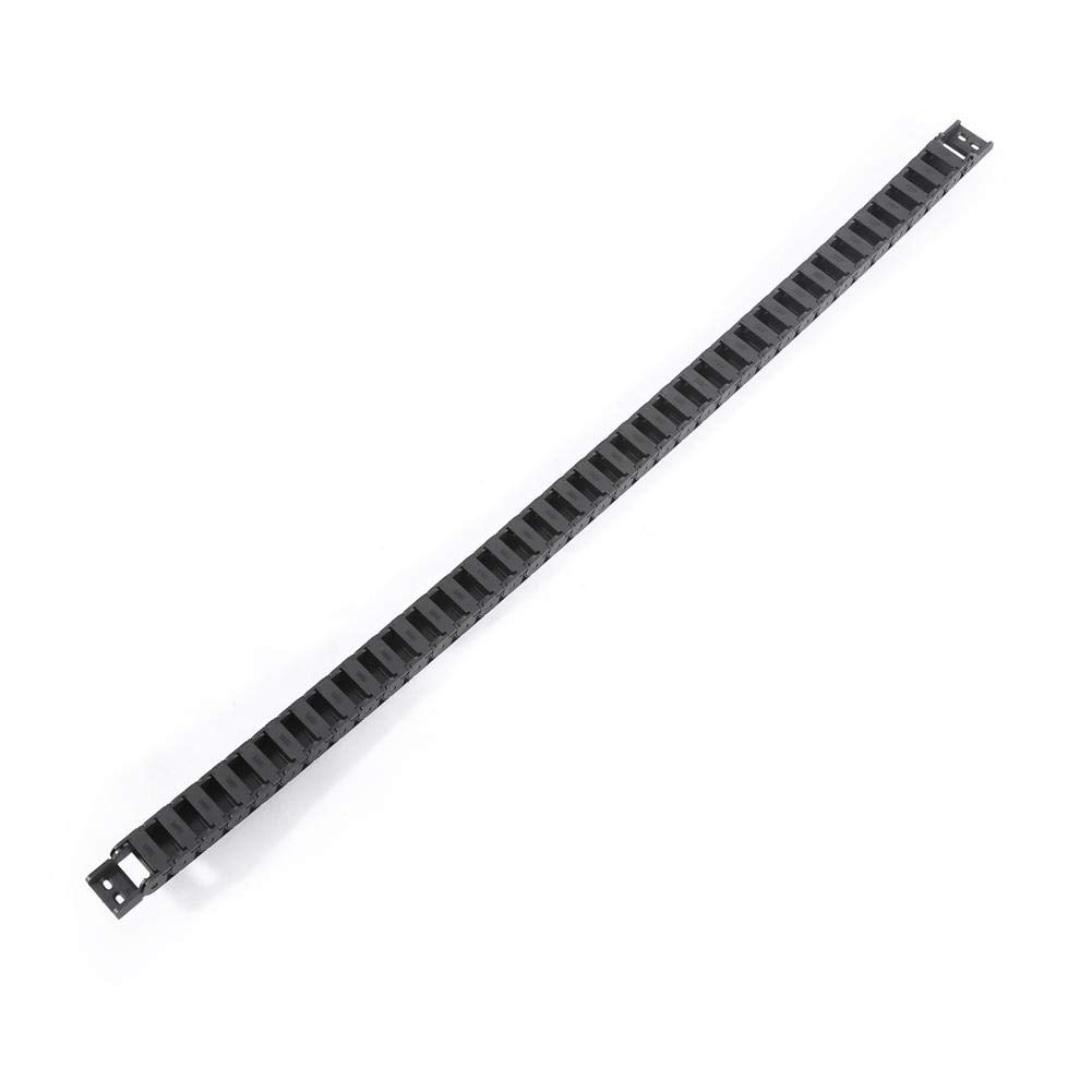 Akozon Cadena de arrastre 1 metro 15 mm x 30 mm Cadena de arrastre de cable de nylon Prevenir el enredo Accesorio de máquina de grabado
