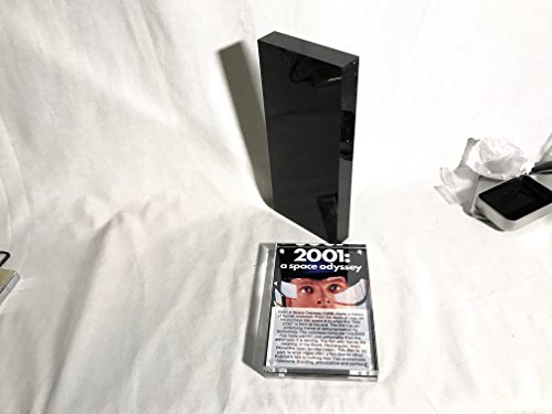 Reel Art 2001: A Space Odyssey, Black Alien Monolith, Obelisk, Solid Black Acrylic, Display Plaque, Signed, Numbered, Limited Edition #TOP14