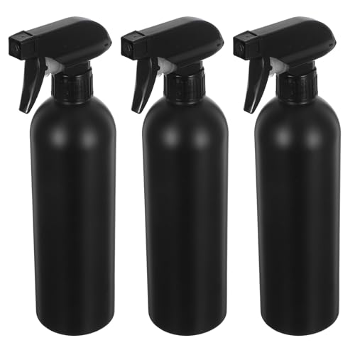DECHOUS 3 Stück Sprühflaschen aus Hdpe Nachfüllbar Langlebig Schwarz Tragbar für Auto Garten Haarpflege und Reinigung Auslaufsicher Praktische Aufbewahrungslösung