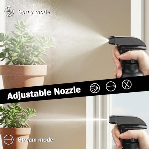 image for Hethyo Spray Bottles 16.9oz/500ml Plastic Empty Spray Bottle for Hair 