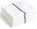 Liliane Collection 13 Bar Mops Kitchen Towels - 15" x 18" Commercial Grade 100% Cotton Kitchen Towels (High Density 28 oz/Dozen) - Terry Bar Mop Dish Towel - Thick and Absorbent