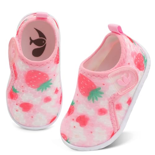 Image of FEETCITY Baby Boys Girls Water Sport Shoes Barefoot Kids Aqua Socks Quick-Dry Beach Swim Pool Shoes