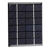 01 Solarpanel, 6V 2W Mini-Solarpanel, hocheffizientes Solarpanel für alle Arten von Geräten mit geringem Stromverbrauch Solar-Wasserpumpen im Freien Batterie Solarpanel Smart Power